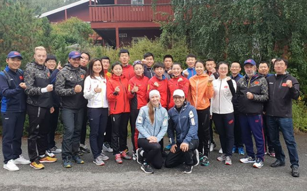 Bjoerndalen i Domraczewa rozpoczynają pracę w Chinach