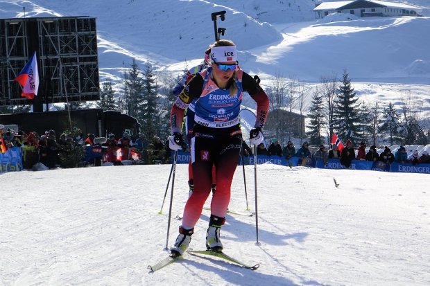 Całe podium Norweżek, punkty Hojnisz-Staręgi